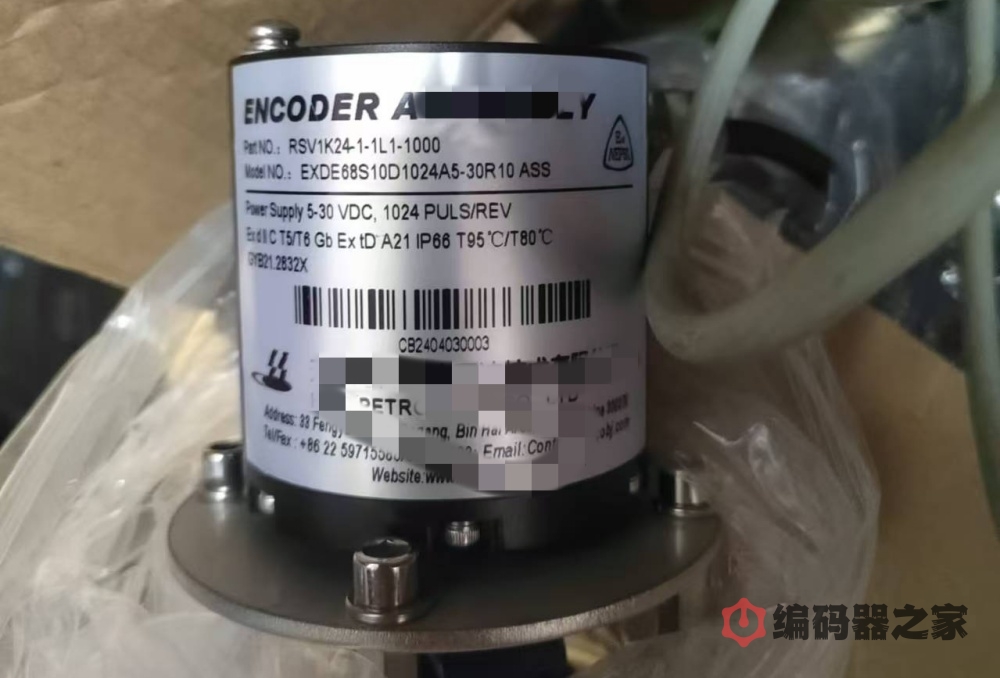 RSV1K24-1-1L1-1000，一款增量式防爆编码器的定制替代（EXDE68S10D1024A5-50R10ASS）